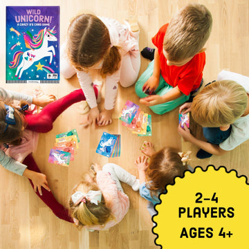 Mudpuppy Wild Unicorn! - Unicorn Version Of Classic Kids Crazy 8'S Card Game With Cute Illustrations Of Unicorns For Children Ag