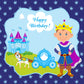 Untumble Prince Theme Birthday Decoration for Boys | Prince Birthday Party Decorations (Backdrop)