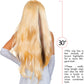 Skeleteen Long Blond Princess Wig - Blonde Kids Pretend Play Costume Accessories Princess Wigs For Children