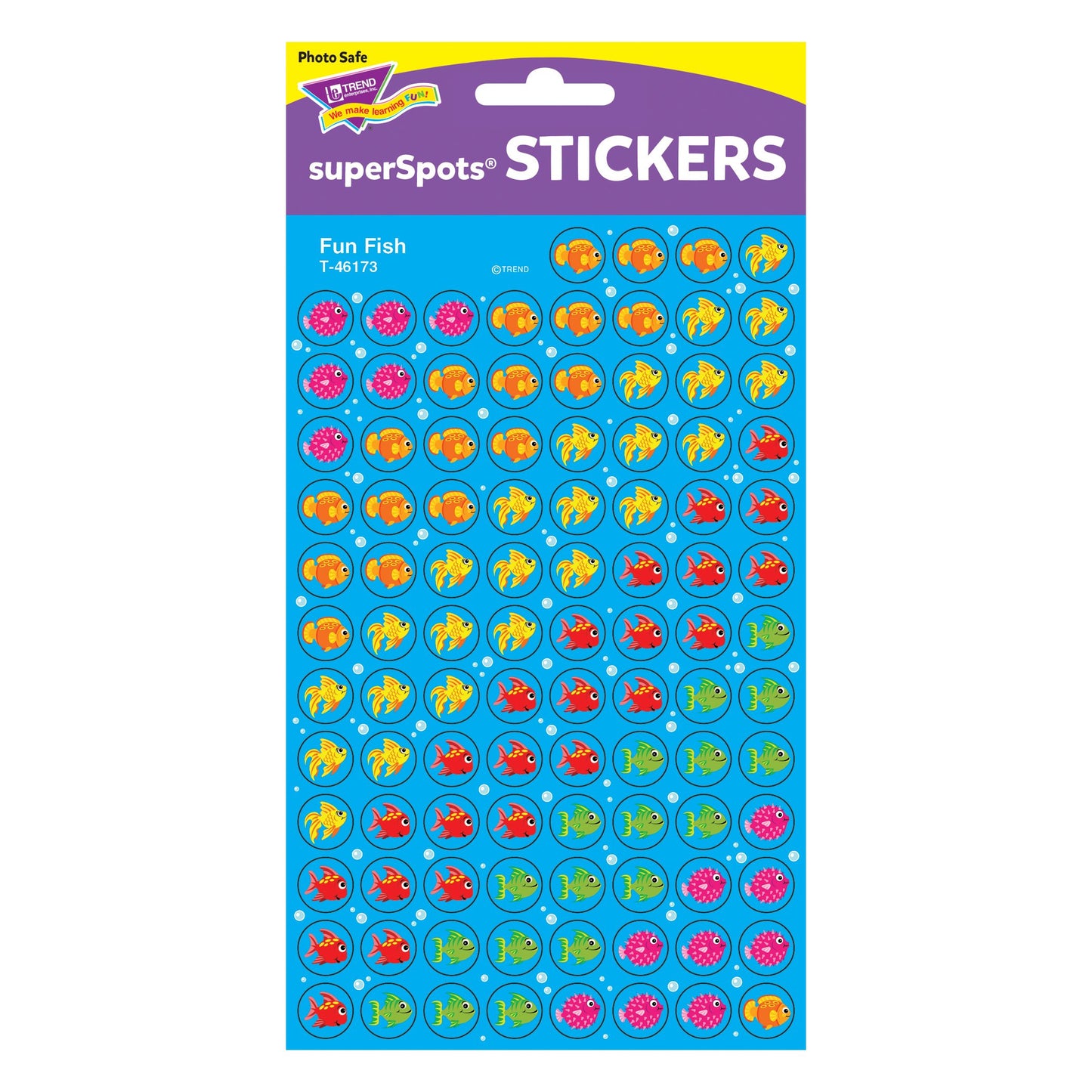Trend Enterprises Inc. Superspots Stickers Fun Fish