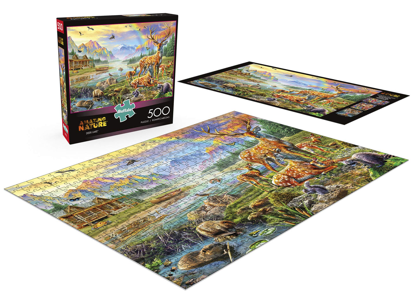 Buffalo Games - Deer Lake - 500 Piece Jigsaw Puzzle