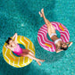 Inflatable Pool Floats For Adults And Teens, Pool Tubes With Handles, 39    Inner Tubes For Floating, Pink Round Pool Float, Flo