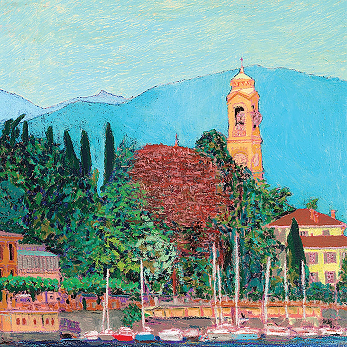Hart Puzzles Lake Como By Allan Friedlander, 24 X 30 1000 Piece Puzzle