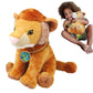 Ecobuddiez - Lion From Deluxebase. 12 Inch Lion Plush Toy. Eco Friendly Child Safe Lion Stuffed Animal Made From Recycled Plastic Bottles.