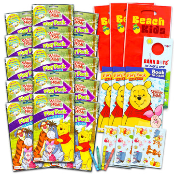 Bendon Publishing Set Of 15 Kids Play Packs Bundle ~ Fun Party Favors Coloring Book, Crayons, Stickers, Plus Door Hanger And Sta