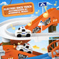 Race Tracks For Kids Ages 3-5, Smilesskiddo 73 Pcs Space Car Tracks Toys Gifts For Boys Kids With Music And Engineering Scene Si