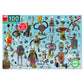 eeBoo: Upcycled Robots 100 Piece Puzzle  Perfect Project for Little Hands  Aids in Development of Pattern  Shape  and Color Recognition  Offers Children a Challenge  Perfect for Ages 5 and up