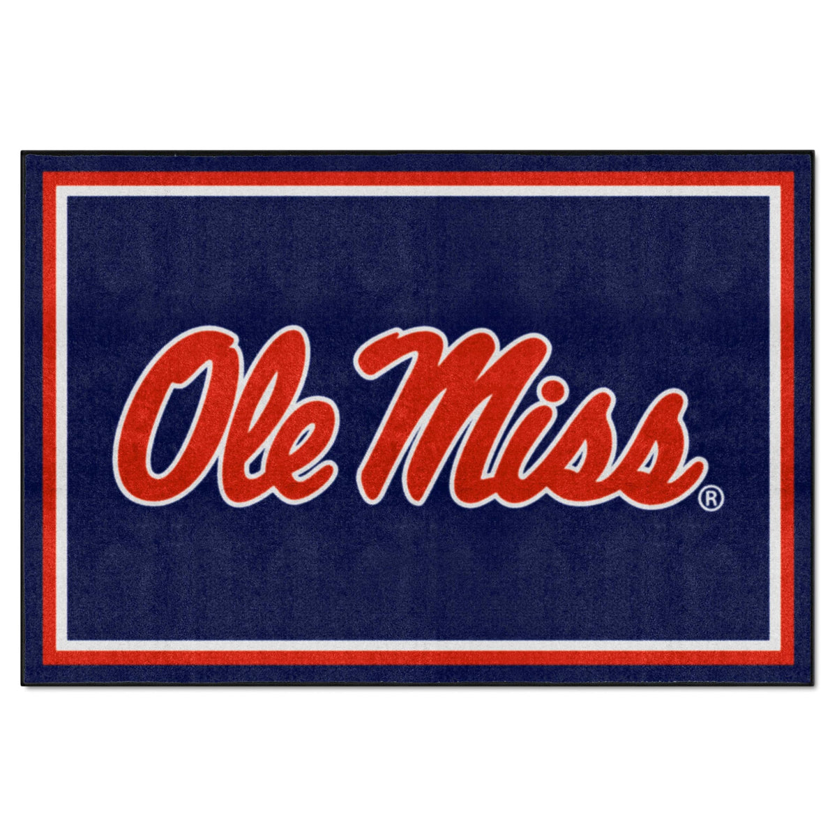 FANMATS 6839 Team Color 59.5 x 88 Rug (Ole Miss)