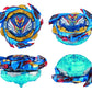 Bey Battling Top Burst Launcher Grip Toy cutting edge Set Great Birthday Present for Boys Children Kids Age 6 8 10+ Game with 4 Top Burst Gyros 2 Launchers