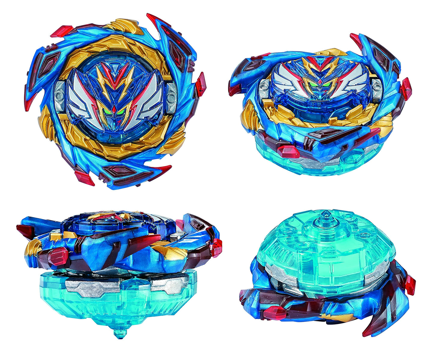 Bey Battling Top Burst Launcher Grip Toy cutting edge Set Great Birthday Present for Boys Children Kids Age 6 8 10+ Game with 4 Top Burst Gyros 2 Launchers