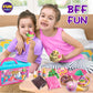 FUN KIDZ Ice Cream Butter Slime Kit for Girls 10-12, Multicolor Soft Slime Making Toy, Ideal Birthday Gift for Ages 8-12