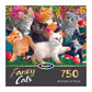 RoseArt 750 Piece Jigsaw Puzzle - Fancy Cats Kittens at Play, Multi Color, Paper, Model 1089ZZB