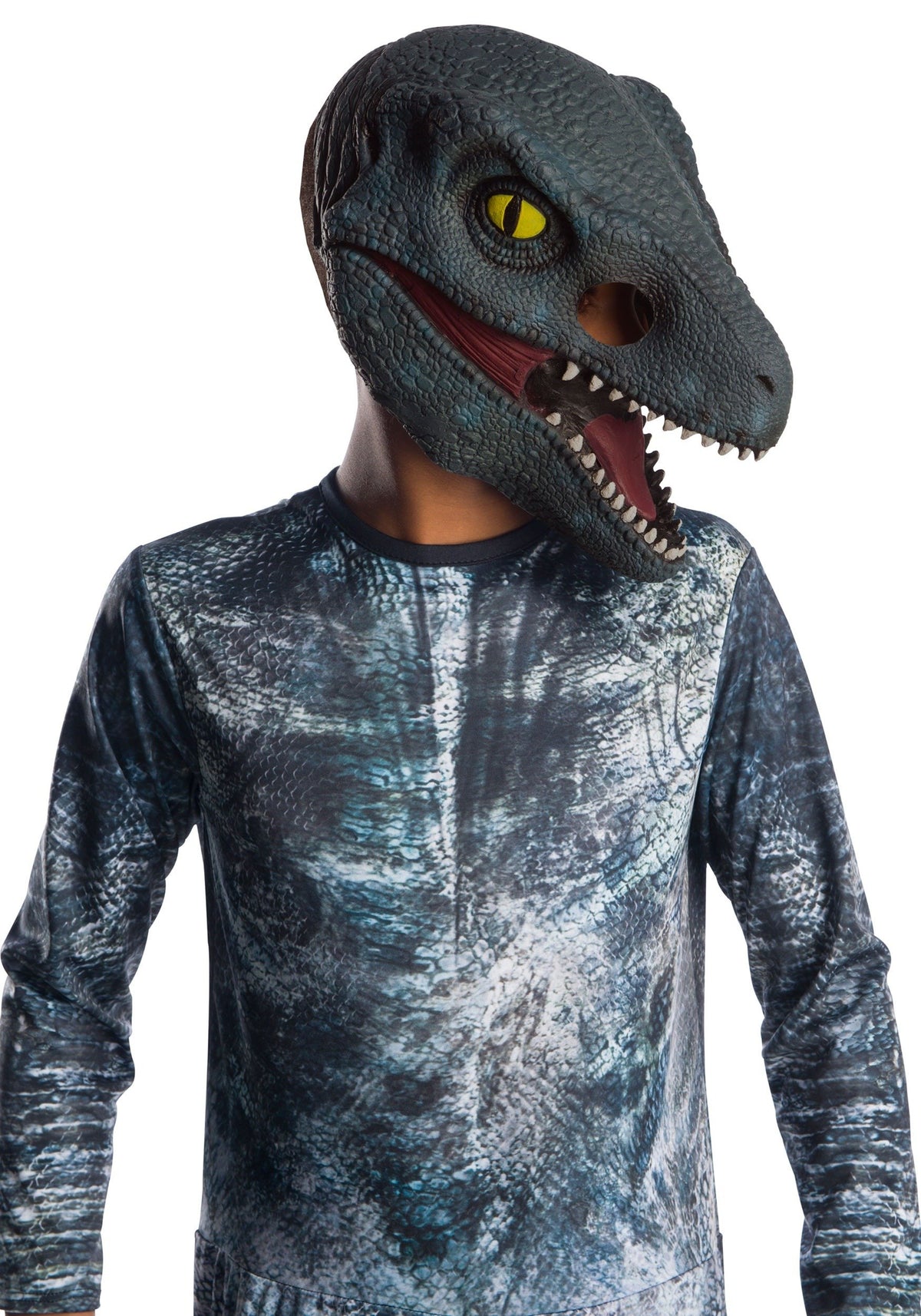 Rubies Childs Vinyl Velociraptor Dinosaur 3/4 Mask
