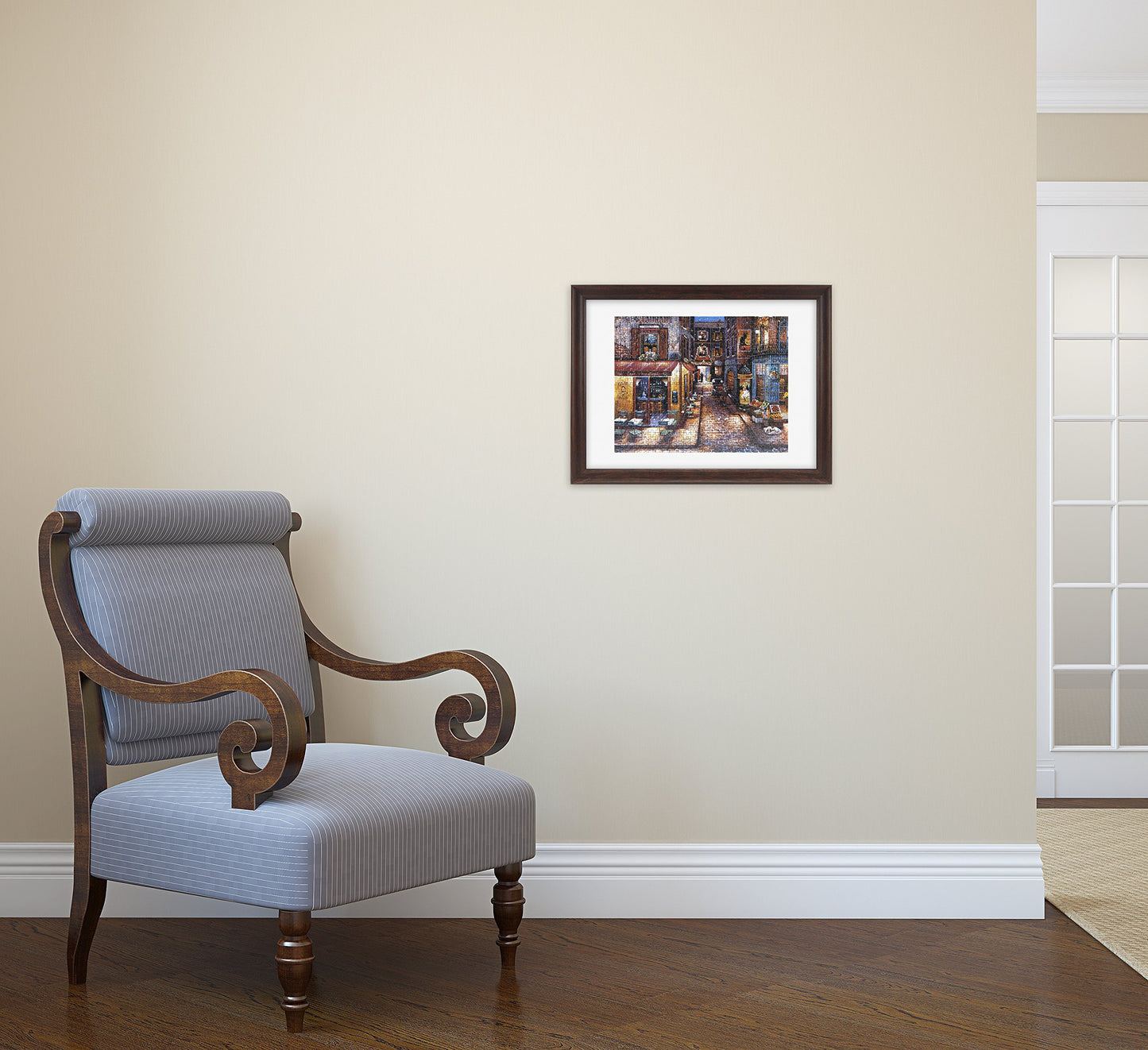 Mcs Frame For Puzzles, Walnut, 14.25 X 19.25 In Or Smaller