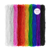 100 Pcs Mardi Gras Beads, 33'' Assorted Colors Carnival Beads Bulk, 10 Kinds Colors Beaded Stuff Set, Parade Throw Accessories S