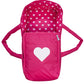 Doll Travel Bed Carrycot Carrier And Bassinet Fits 18 Inch Doll (Doll Not Included)