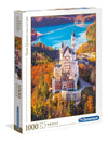Clementoni 1,000-Piece Jigsaw Puzzle - Neuschwanstein Castle, Multi, Cardboard, Model 39382