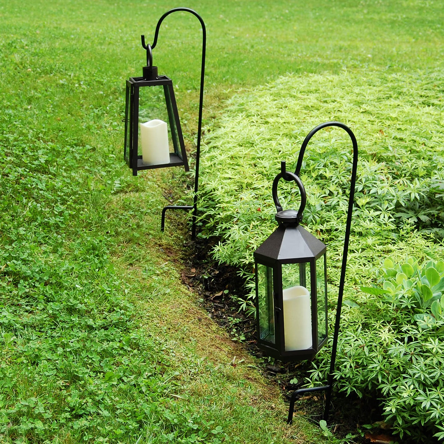 Lumabase Metal Shepherd'S Hook, Black, 30'', 91402, Set Of 2, Pest78