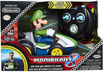 Super Mario 08988-Ply Nintendo Mario Kart 8 Luigi Mini Anti-Gravity Rc Racer 2.4Ghz, With Full Function Steering Create 360 Spin