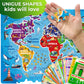 Quokka Puzzles For Kids Ages 8-10 - 150 Pcs Jigsaw Puzzles For 6-8 Year Olds - 400+ Facts On 50 Double-Sided Flashcards | Learn World | Education Activity Gift - Shaped Puzzles For Toddlers 4-6