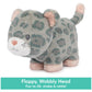 Gund Baby Safari Friends Collection Plush Leopard With Chime, Sensory Toy Stuffed Animal For Babies And Newborns, Gray/Pink, 7''