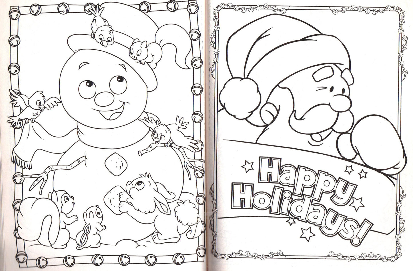 Happy Holidays 160 Page Giant Coloring and Activity Book ~ Christmas Edition