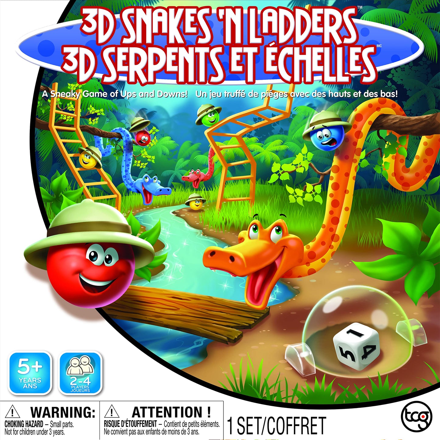 Tcg Toys 3D Snakes & Ladders