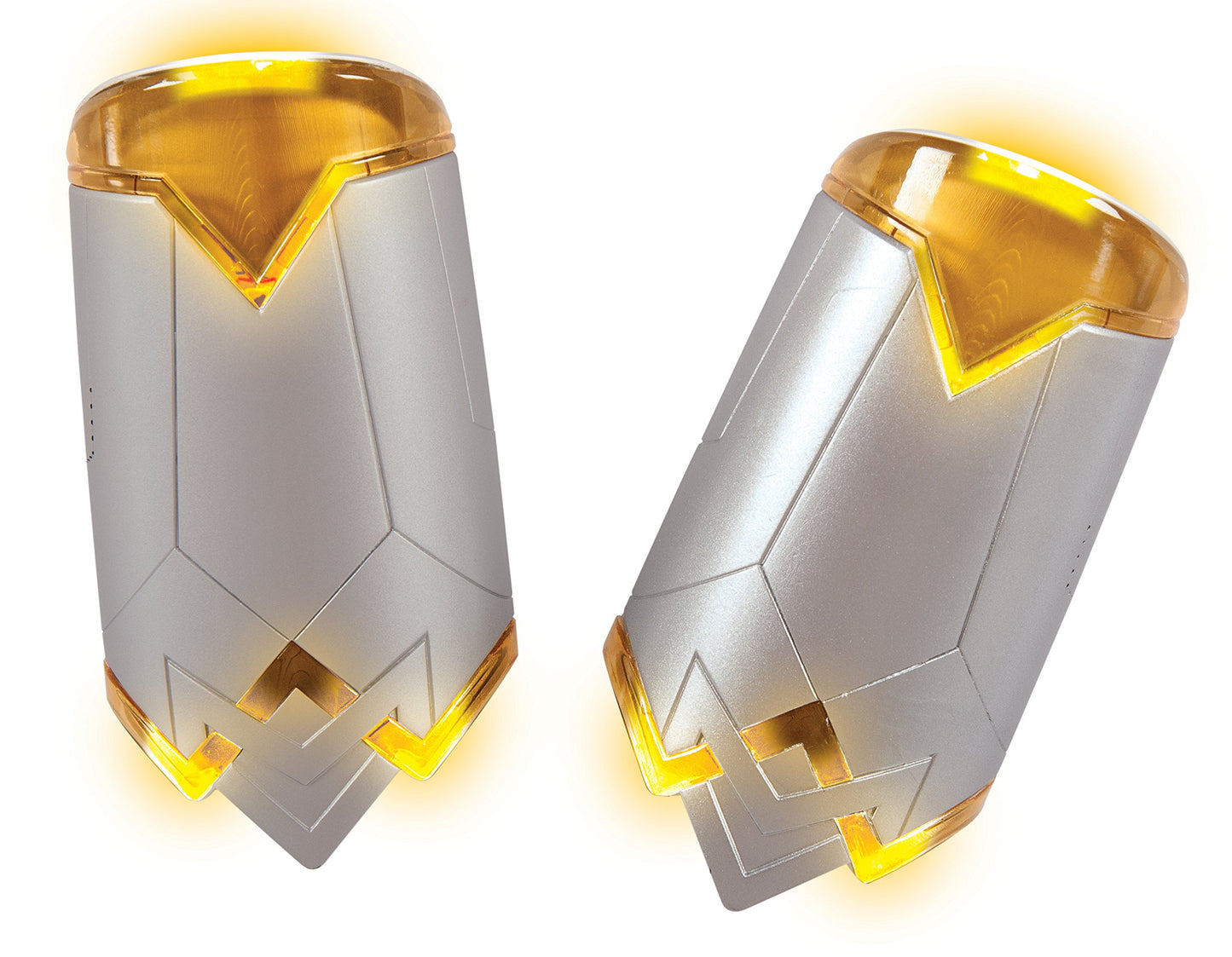 Rubie'S Costume Girls Justice League Wonder Light-Up Gauntlets With Sound Effects Costume, One Size , White
