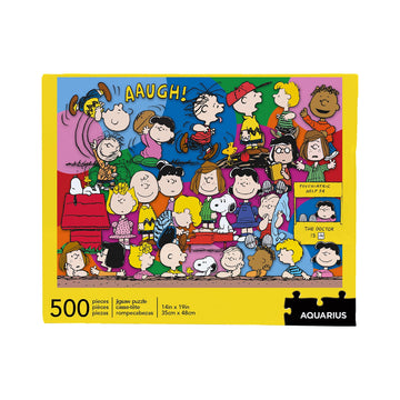 Aquarius Peanuts Gang Jigsaw Puzzle (500 Pieces), Collectibles, Glare Free, Games, 14 X 19 Inches