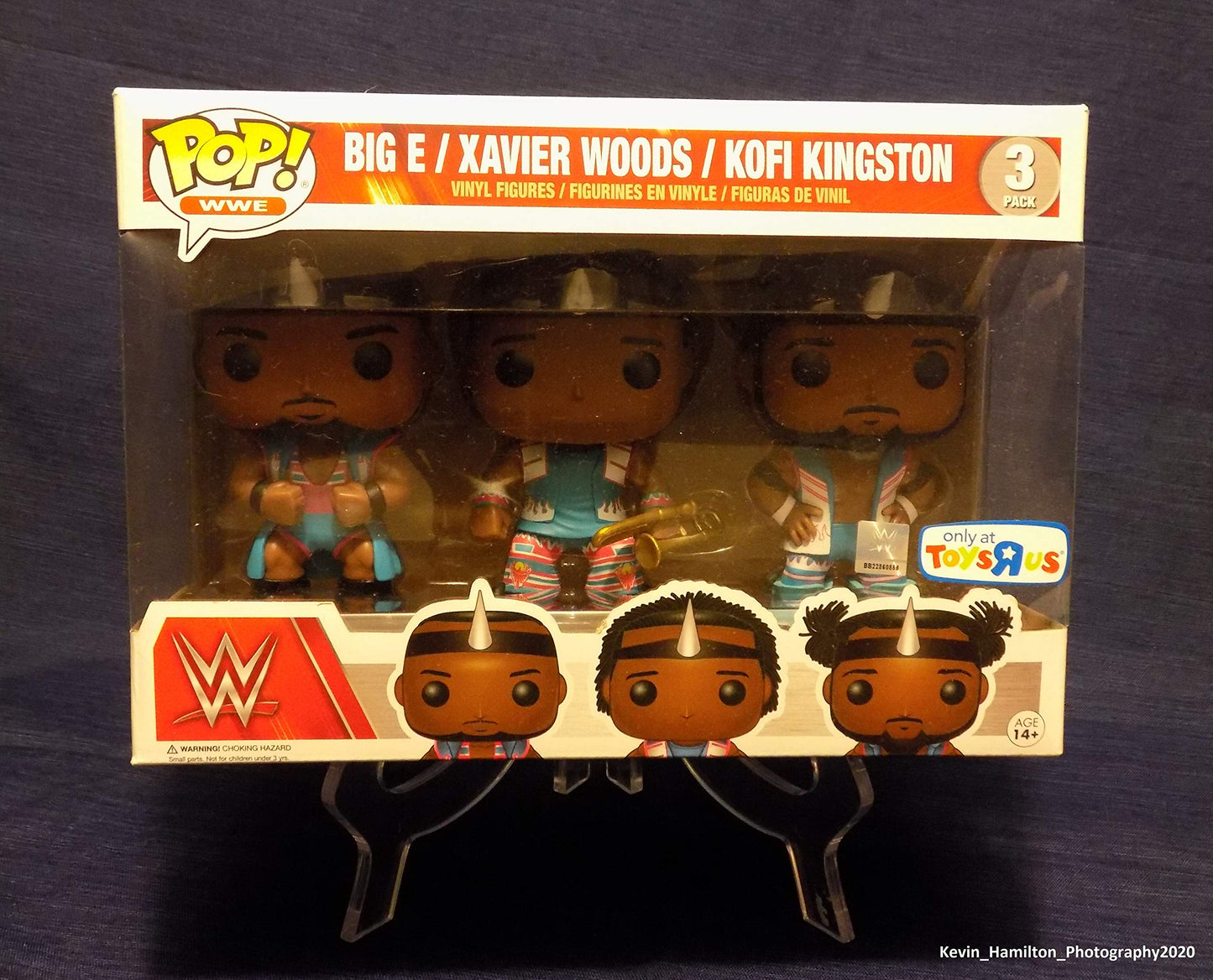Funko Pop! Big E Xaviers Woods Kofi Kingston Wwe Exclusive New Day 3 Pack