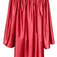 Gradplaza Shiny Choir Robe Kindergarten Preschool Graduation Gown Shiny Graduation Gown For Kids Red Size 30