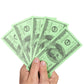 Learning Advantage One Hundred Dollar Play Bills - Set Of 50 $100 Paper Bills - Designed And Sized Like Real Us Currency - Teach
