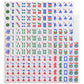 Yellow Mountain Imports Set Of 166 American Mahjong Tiles, Chinoise (Tiles Only Set)