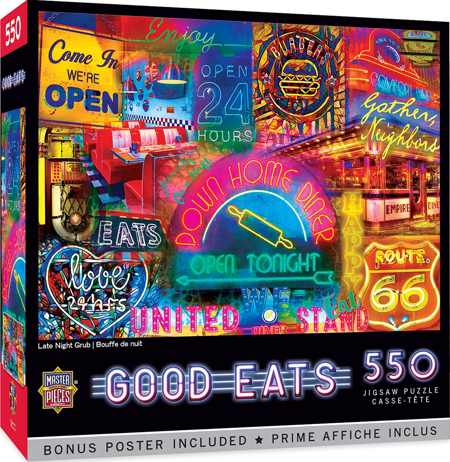 Late Night Grub 550 Piece Jigsaw Puzzle