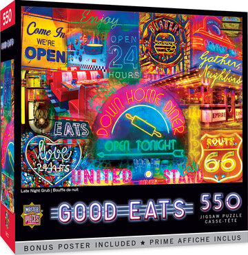 Late Night Grub 550 Piece Jigsaw Puzzle