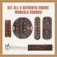 Africa Heartwood Project African Oware Mancala Board - Hand-Carved Solid Wood with Adinkra Symbol, Wooden Folding Mancala Design