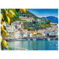 Mypuzzle Panoramic View Of Beautiful Amalfi On Hills Leading Down To The Coast, Campania, Italy - Premium 500 Piece Jigsaw Puzzl