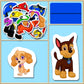Paw Patrol 25 Piece Magnetic Wood Dress Up Puzzle