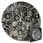 Jigsaw Puzzles For Adults 1000 Pieces Hard Puzzles For Adults And Kids - Unique Round Puzzle - Difficult Near Impossible Black And White Puzzles Fun Gear Puzzle By Spyglass Puzzles