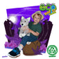 Ecobuddiez - Wolf From Deluxebase. 12 Inch Wolf Plush Toy. Eco Friendly Child Safe Wolf Stuffed Animal Made From Recycled Plastic Bottles.