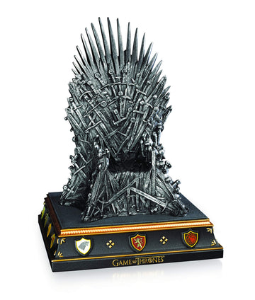 Game of Thrones Iron Throne Replica - Silver Metal, One Size, Model NN0071