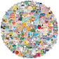 Bekayshad Stickers For Water Bottles, 200 Pack/Pcs Hydroflask Cute Vinyl Vsco Aesthetic Waterproof Stickers Laptop Skateboard Computer Phone Stickers For Kids Teens Girls, Sticker Packs