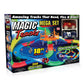 Ontel Magic Tracks Mega Set - 2 Led Race Cars And 18 Ft. Of Flexible, Bendable Glow In The Dark Racetrack - As Seen On Tv