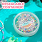 Original Squishmallows Glitter Slime, Mini Squishmallows Maya The Ice Cream Charm, Chocolate Scented Slime, 3 Fun Slime Add-Ins, Pre-Made Slime For Kids, Great 6 Year Old Toys, Sludge Toy