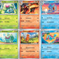 Ivysaur Chamander Squirtle Charmeleon - Pokemon 151-6 Card Lot - 002/165-008/165