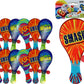 JaRu 23382 Ja-Ru Rainbow Paddle Ball (Assorted Color Pack of 12)