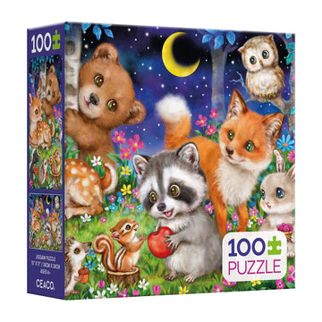 Ceaco - Kayomi Harai - Woodland Friends - 100 Piece Jigsaw Puzzle