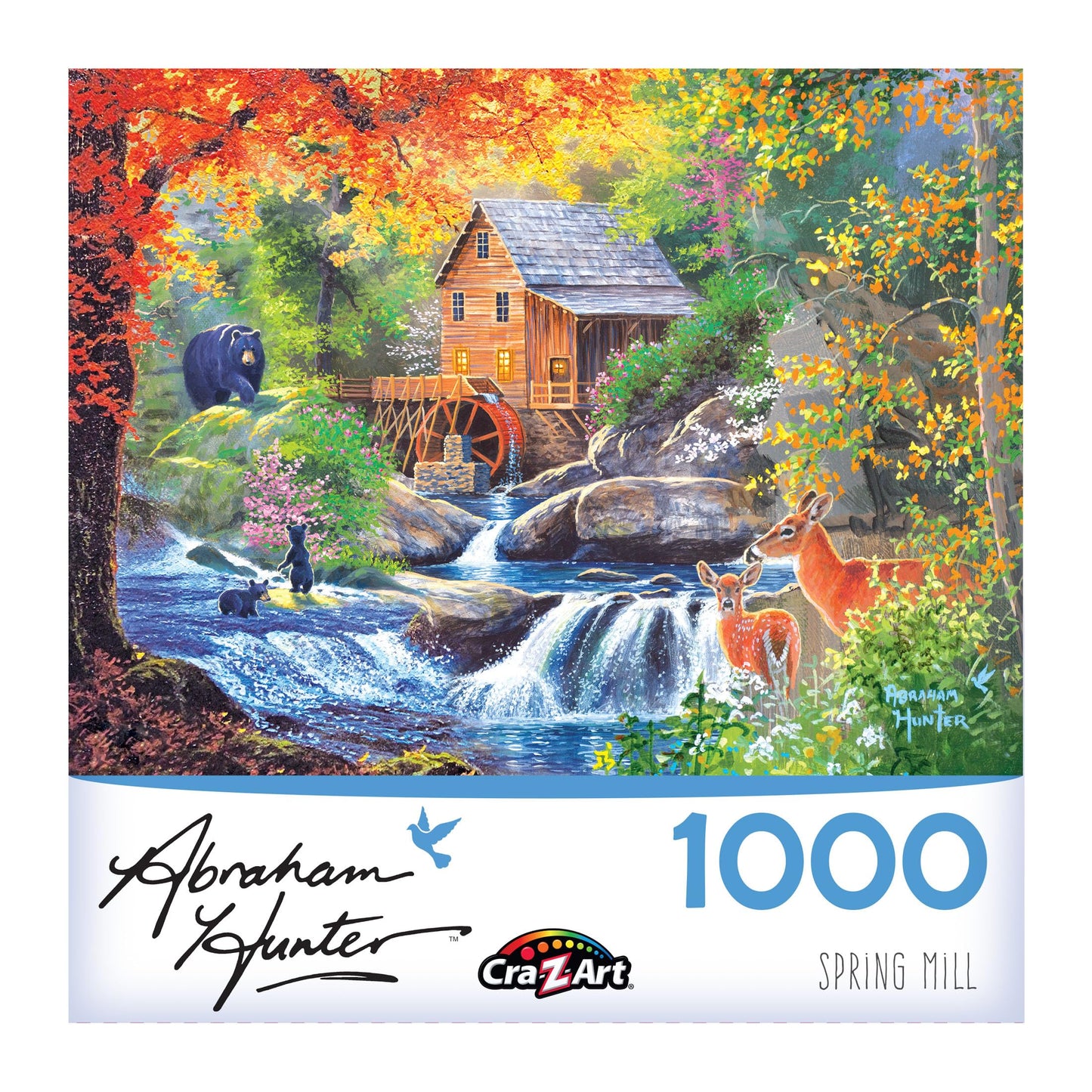 Roseart - Abraham Hunter - Spring Mill - 1000 Piece Jigsaw Puzzle For Adults