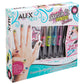 ALEX Toys Sketch It Nail Pens Salon Girls Fashion Activity, Sketch and Paint, Create Long Lasting Looks with Beautiful Nail Poli
