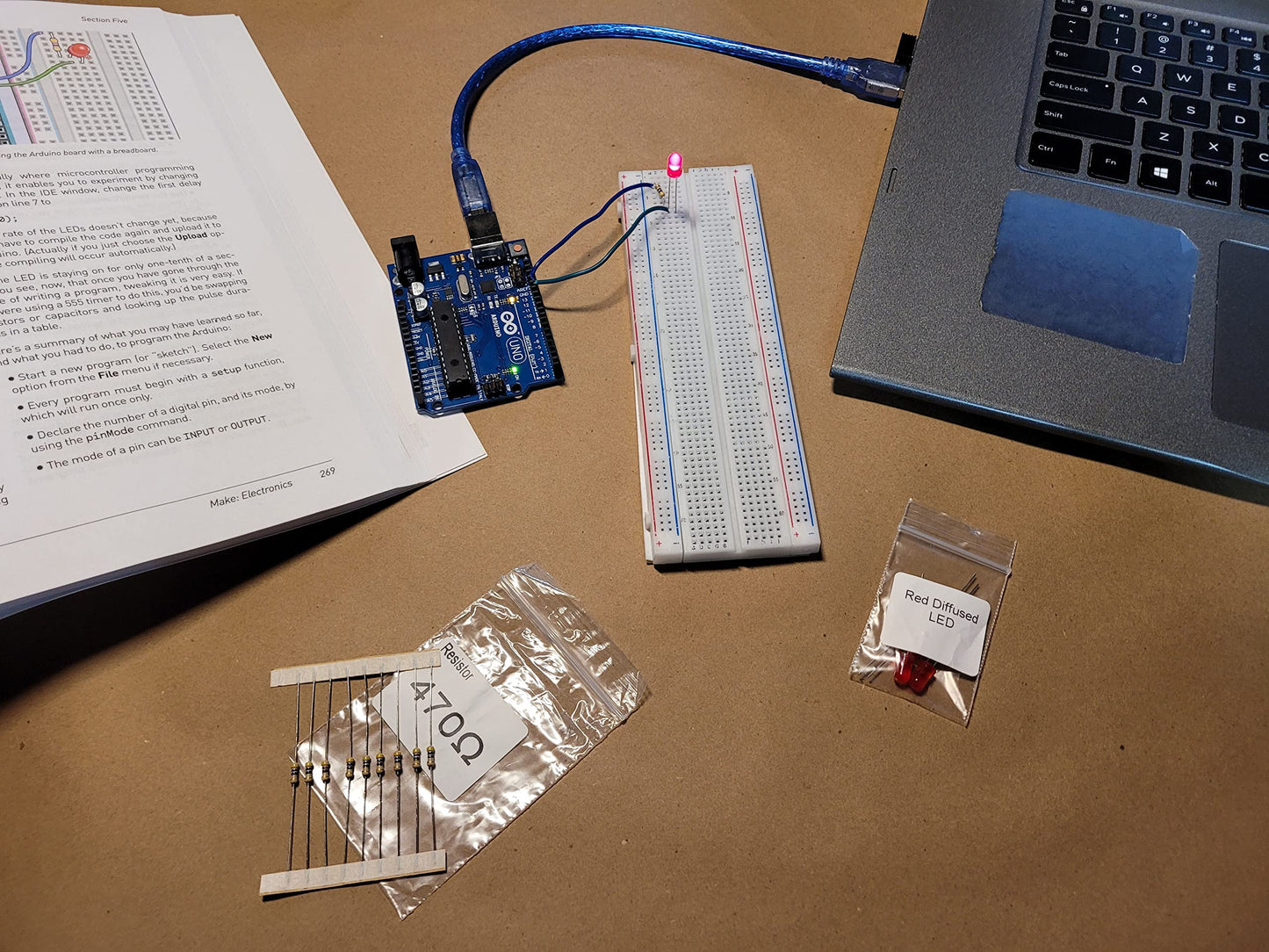 Make: Electronics Third Ed Kit 2 Economy - Beginner  Intermediate  & Advanced (Teen - mature-themed) Component Pack That Follows The Experiments in Make: Electronics 3rd Ed by Charles Platt